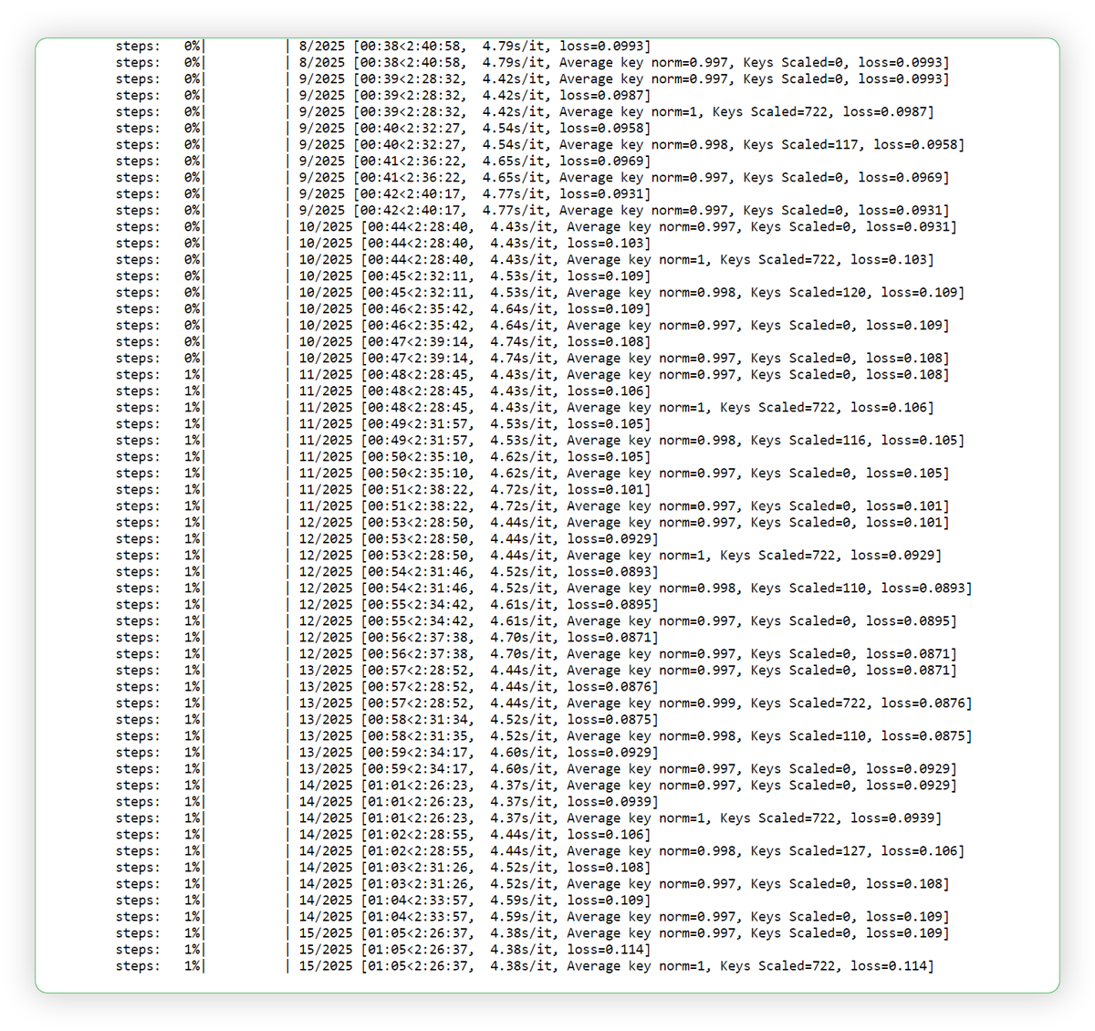 A super simple guide to LoRA training on Kohya with Stable Diffusion on Think Diffusion, showing the interface refreshing the text file for progress