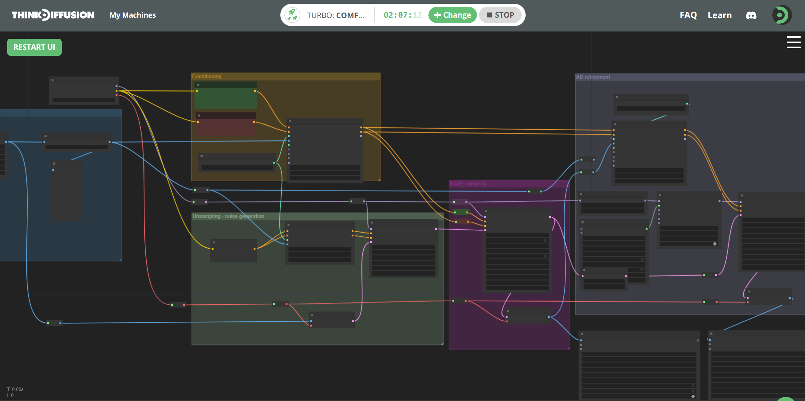 ComfyUI RAVE workflow with no missing nodes