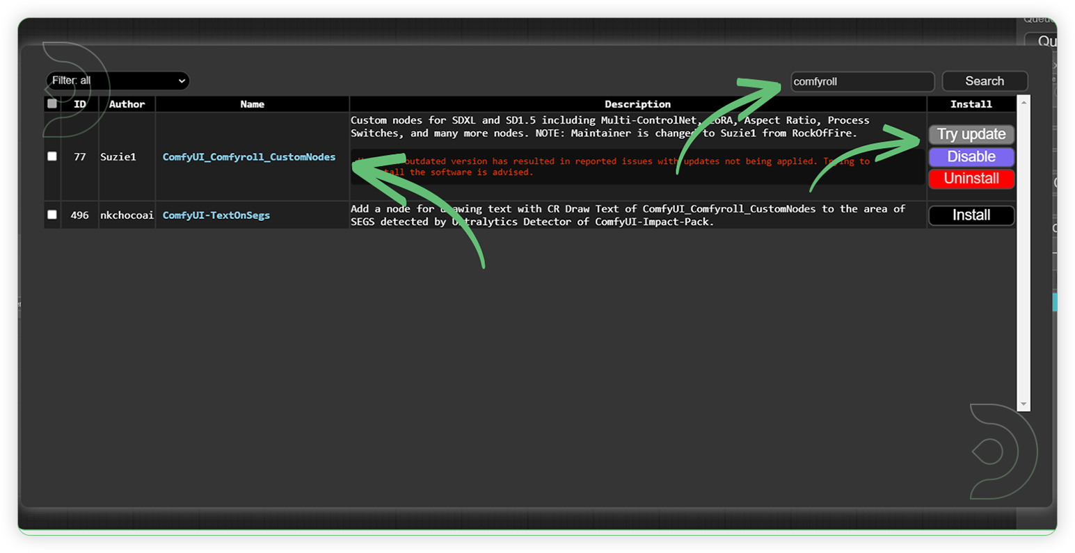 Installing the ComfyUI comfyroll studio custom node