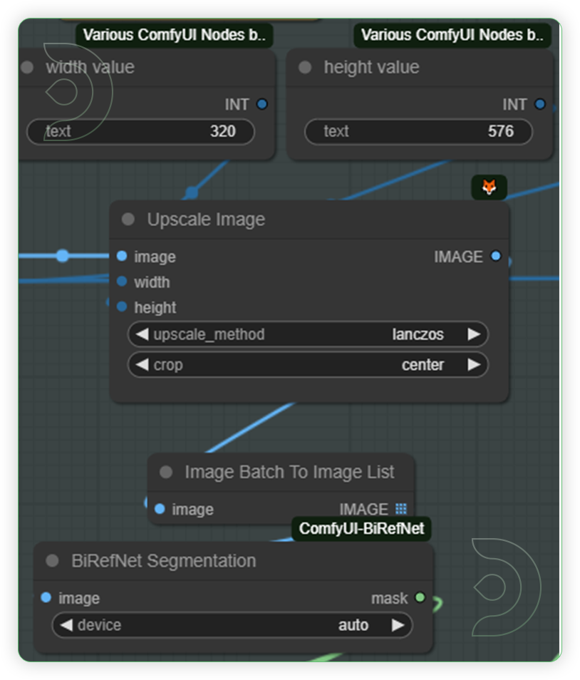 ThinkDiffusion StableDiffusion ComfyUI Transform Videos with AI shows a video mask settings which you can adjust the dimension of video mask