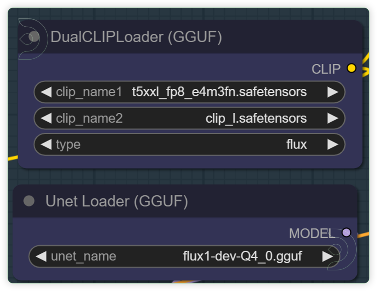 ThinkDiffusion-StableDiffusion-ComfyUI-introduction-to-flux-gguf-workflow-dualcliploader-unetloader.png