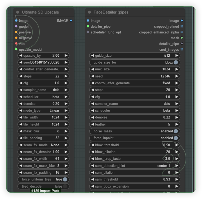 ThinkDiffusion StableDiffusion ComfyUI Character Consistency check the upscale image settings