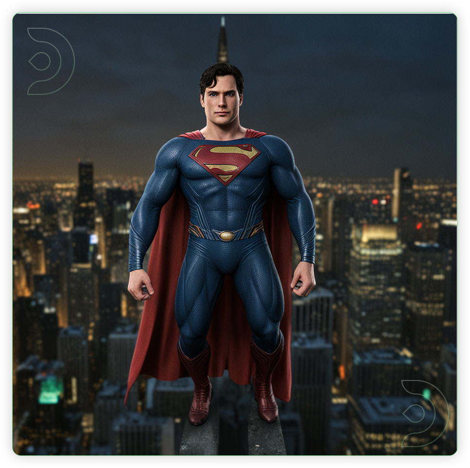 ThinkDiffusion StableDiffusion ComfyUI img2img hypersd blender comfyui superman output