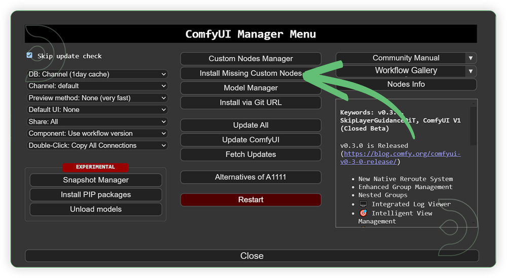 ThinkDiffusion StableDiffusion ComfyUI Hunyuan install missing custom nodes