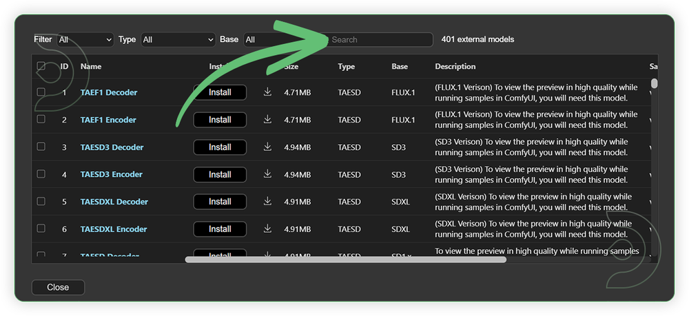 ThinkDiffusion StableDiffusion ComfyUI Hunyuan search missing models